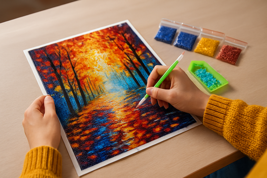 Derfor Er Diamond Paint Mere End Bare En Hobby – 7 Skjulte Fordele Du Ikke Kendte