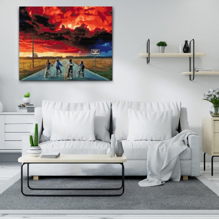 Stranger Things - premium diamond art - diamond painting i højeste kvalitet