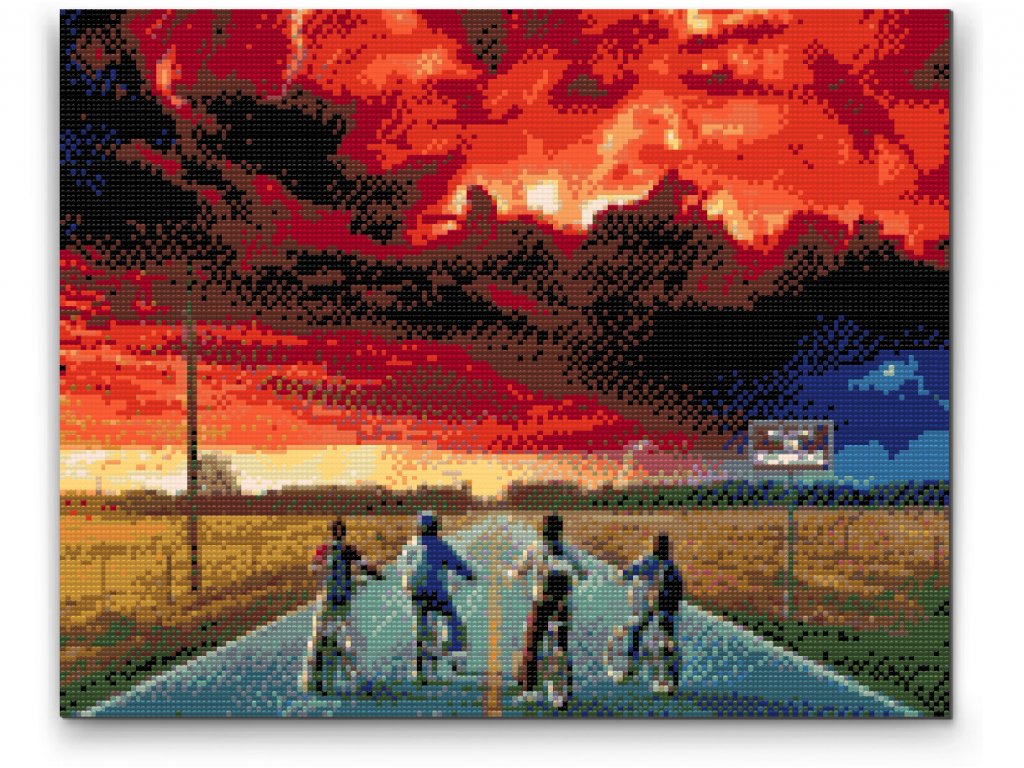 Stranger Things - premium diamond art - diamond painting i højeste kvalitet