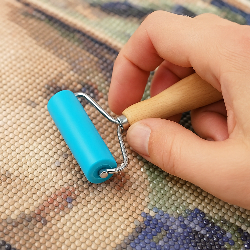 DIAMOND PEN - TRÆHÅNDTAG MED RULLE