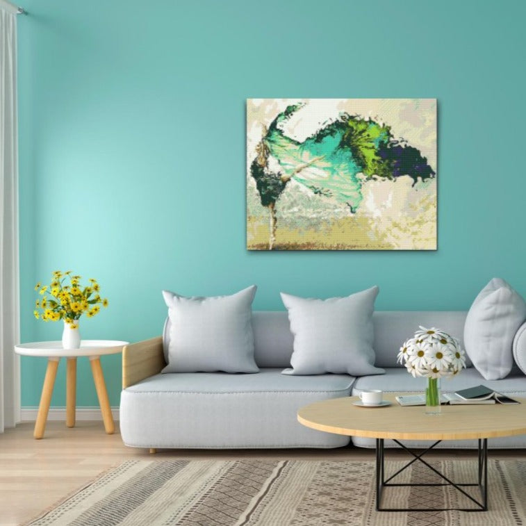 Danser Ballet - premium diamond art - diamond painting i højeste kvalitet