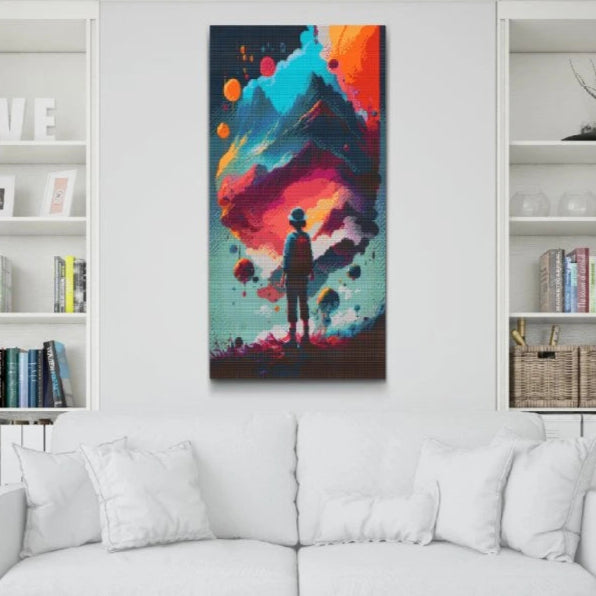 Mystiske Horisonter - premium diamond art - diamond painting i højeste kvalitet