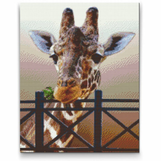 Giraf - premium diamond art - diamond painting i højeste kvalitet
