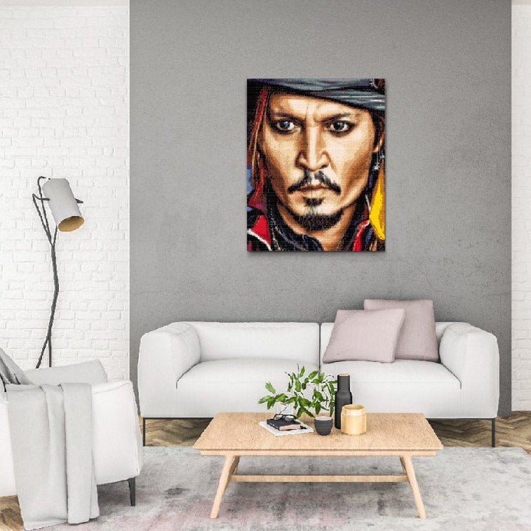 Johnny Depp - Sjove og Afslappende Vinter Kunstprojekter med Diamond Painting