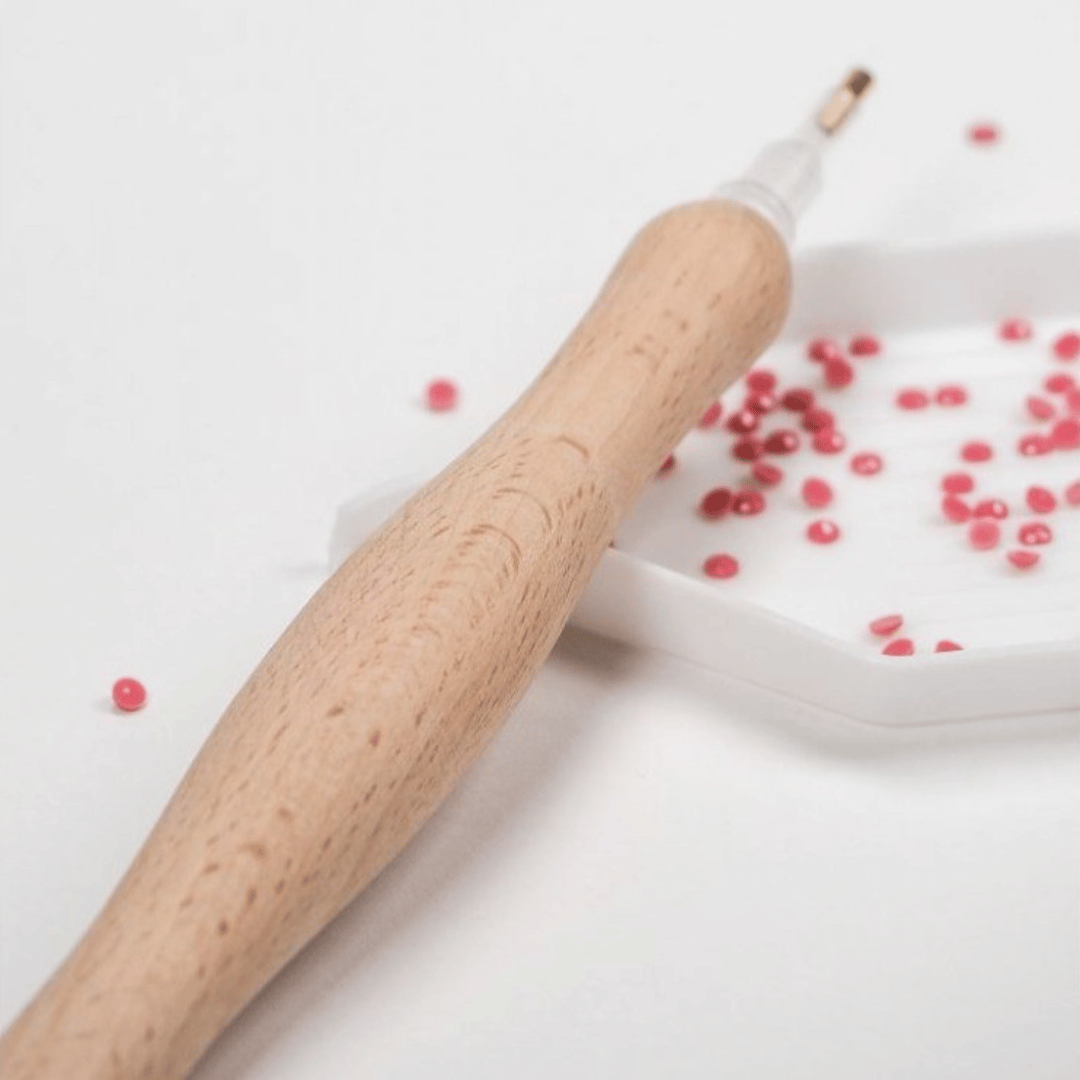 Luksus træ pen til diamond painting – ergonomisk og elegant