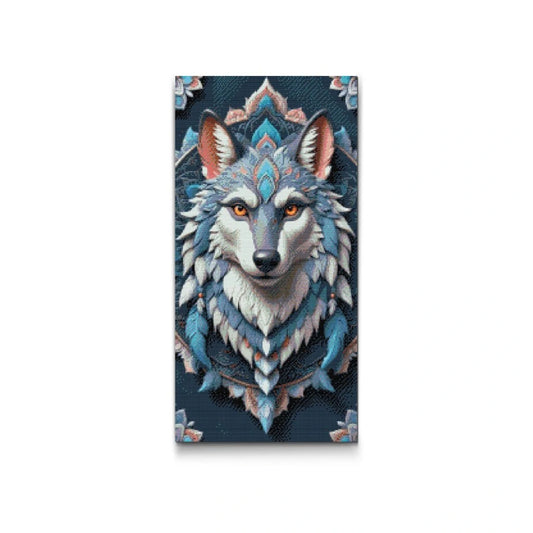 Ulv Mandala  - premium diamond art - diamond painting i højeste kvalitet
